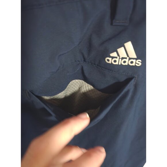 Adidas Performance Mens Navy Golf Shorts Athletic Stretch Sz 40 - Picture 3 of 4